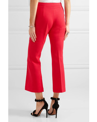 Pantalon flare rouge Giambattista Valli