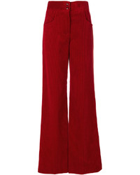 Pantalon flare rouge Etro