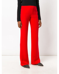 Pantalon flare rouge Giorgio Armani