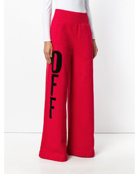 Pantalon flare rouge Off-White