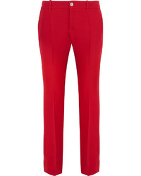 Pantalon flare rouge Gucci