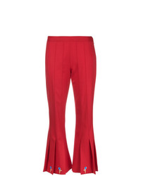 Pantalon flare rouge Marco De Vincenzo