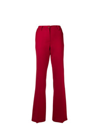 Pantalon flare rouge P.A.R.O.S.H.