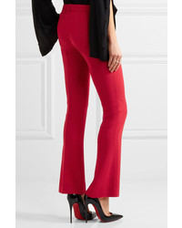 Pantalon flare rouge Versace