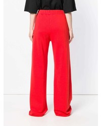 Pantalon flare rouge MSGM