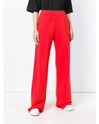 Pantalon flare rouge MSGM