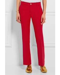 Pantalon flare rouge Gucci