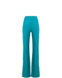 Pantalon flare turquoise Plein Sud