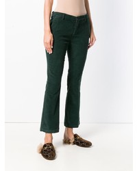 Pantalon flare vert foncé Department 5