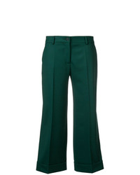 Pantalon flare vert foncé P.A.R.O.S.H.