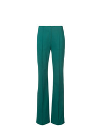 Pantalon flare vert Dvf Diane Von Furstenberg
