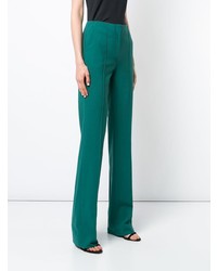 Pantalon flare vert Dvf Diane Von Furstenberg