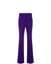 Pantalon flare violet Erika Cavallini