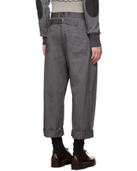 Pantalon gris foncé Junya Watanabe