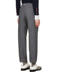 Pantalon gris foncé Thom Browne