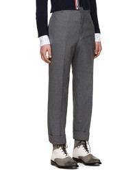 Pantalon gris foncé Thom Browne