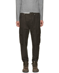 Pantalon gris foncé Helmut Lang