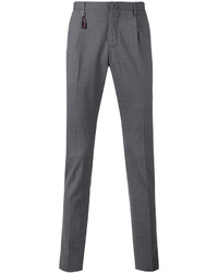 Pantalon gris foncé Incotex