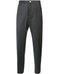 Pantalon gris foncé Incotex