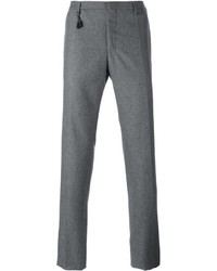 Pantalon gris foncé Incotex