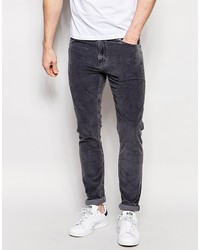 Pantalon gris foncé Weekday