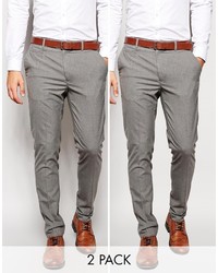 Pantalon gris Asos