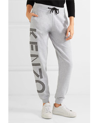 Pantalon imprimé gris Kenzo