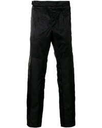 Pantalon imprimé noir Versace