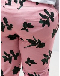 Pantalon imprimé rose Asos