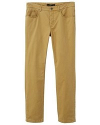 Pantalon jaune Mango