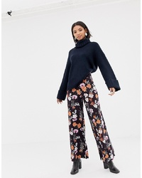 Pantalon large à fleurs multicolore ASOS DESIGN