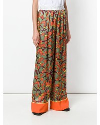 Pantalon large à fleurs multicolore I'M Isola Marras