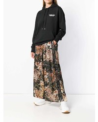 Pantalon large à fleurs noir Y-3