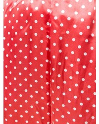 Pantalon large á pois rouge Comme Des Garçons Vintage