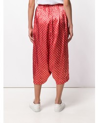Pantalon large á pois rouge Comme Des Garçons Vintage