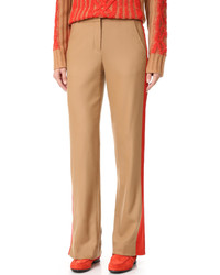 Pantalon large à rayures verticales marron clair Rag & Bone