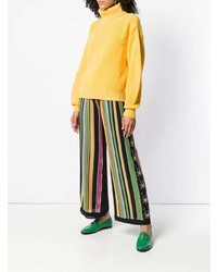 Pantalon large à rayures verticales multicolore A.N.G.E.L.O. Vintage Cult