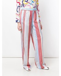 Pantalon large à rayures verticales multicolore Ps By Paul Smith