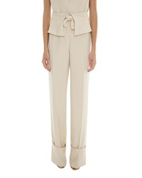 Pantalon large beige Framed