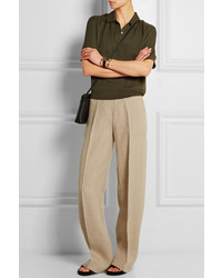 Pantalon large beige Theory