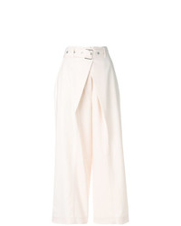 Pantalon large beige Proenza Schouler