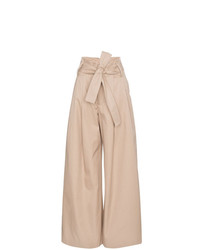 Pantalon large beige Wright Le Chapelain