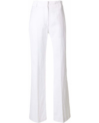 Pantalon large blanc Ann Demeulemeester