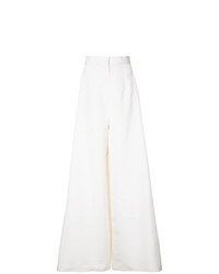 Pantalon large blanc Bambah