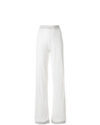 Pantalon large blanc Chanel Vintage