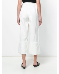 Pantalon large blanc MM6 MAISON MARGIELA