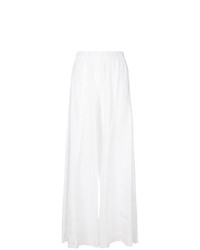 Pantalon large blanc Erika Cavallini