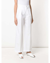 Pantalon large blanc