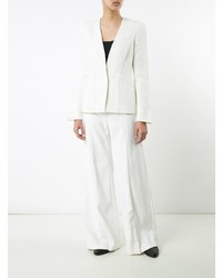 Pantalon large blanc Mugler