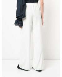 Pantalon large blanc